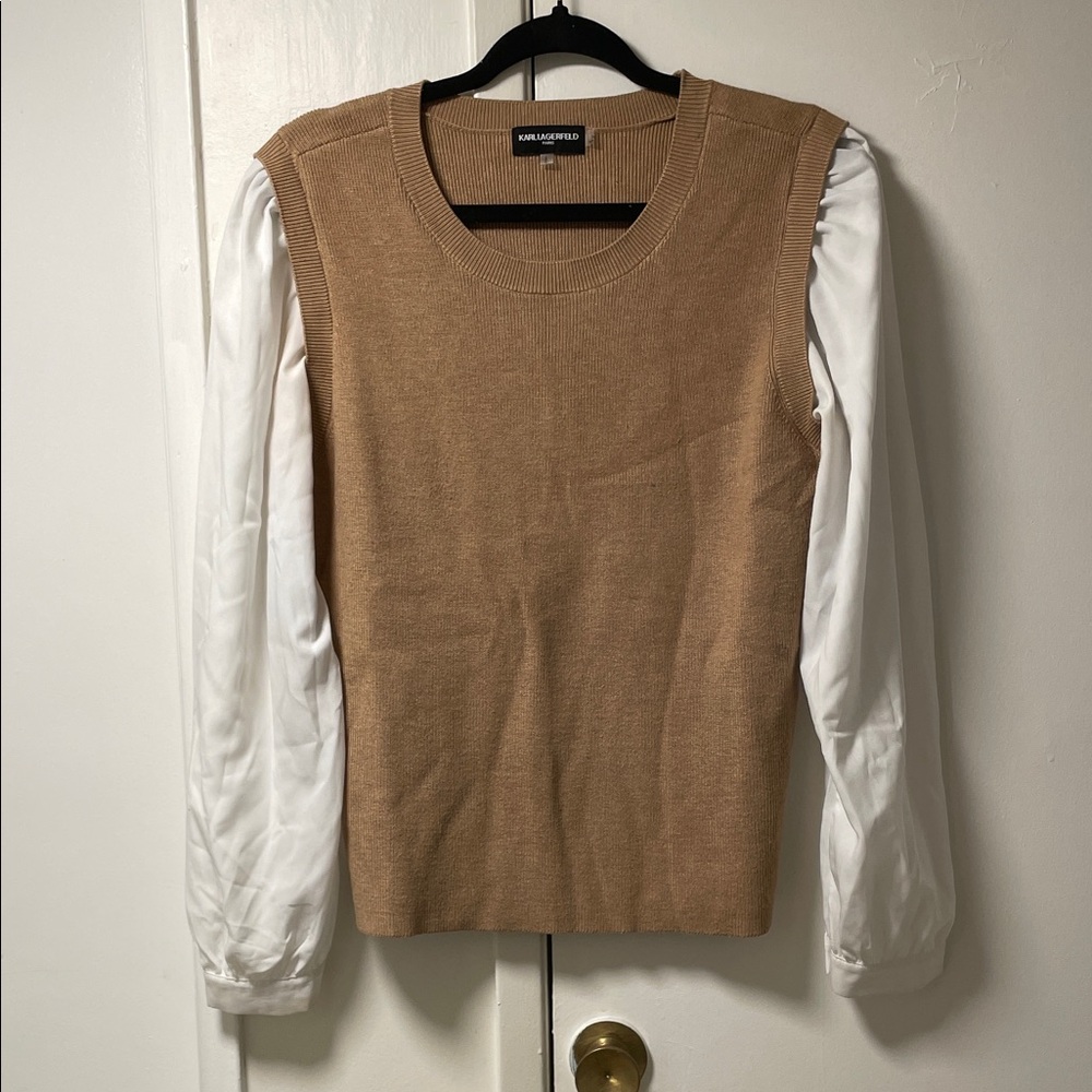 Karl Lagerfeld Tan Knitwear